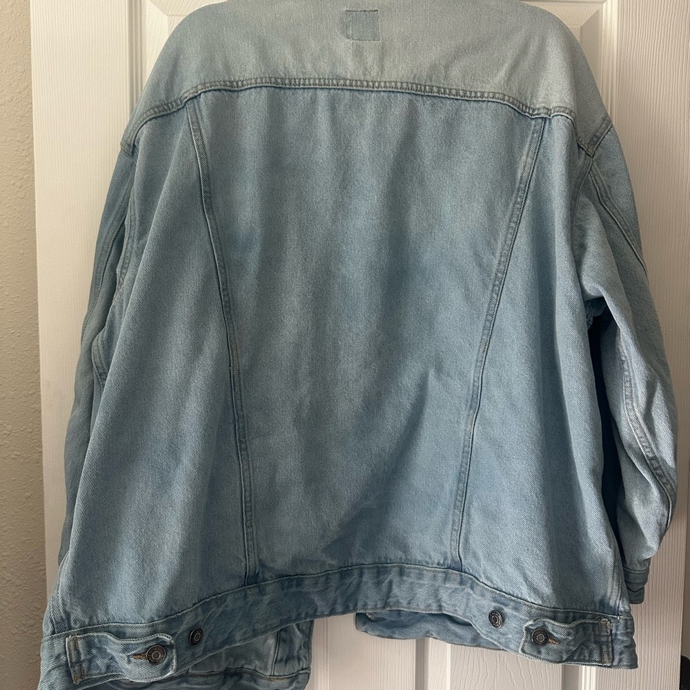 wild fable Light Wash Blue Denim Jacket - Picture 6 of 7